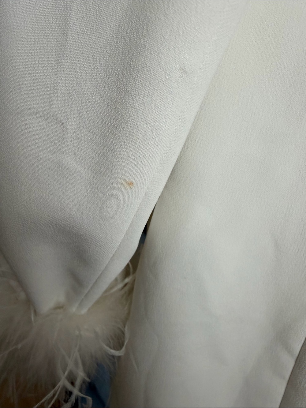 Fashion Nova White Feather Cuff Blazer Mini Dress - Picture 6 of 6